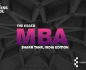 Is your next step the Essex MBA? Here’s your chance for free tuition on our innovative MBA programme in the UK. Our Essex MBA Director, Professor Nicolas Forsans, will be in Bangalore on Friday 24 May hosting the India edition of our MBA Shark Tank. Pitch your business idea to our panel of sharks and you could win a 100% scholarship for our full-time MBA starting this October. We’ll be looking for the passion, energy and positivity that will make you feel at home as part of the Essex MBA. We
