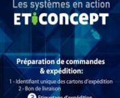 En étiquetage d’expédition, de nombreuses situations sont rencontrées:nPar exemple chez Nikon France (voir en vidéo notre étude complète : http://www.eticoncept.com/etiquettes-dexpedition-pilotees-chronetic-deposees-eti3000-tb/ ) une ETI 3000 TB “pose dessus” ( http://www.eticoncept.com/produits/systemes-d-impression-pose/eti-3000-tb-systeme-dimpressionpose-deticoncept/ )a été réglée pour des cartons ayant deux hauteurs prédéfinies.nOn retrouve un autre exemple d’ETI 3000 T