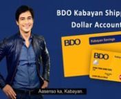 MIghty Beanz was commissioned by BDO Unibank to create a material for their BDO Kabayan Shipping Dollar Account for Magsaysay Shipping Lines seamen employees.