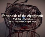 Thresholds of the Algorithmic from life solutions gbl