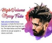 These Messy Fade Hairstyles are the funkiest and the sexiest hairstyles for men to flaunt their out of bed look. Check these out to be the talk around time.nhttp://www.theunstitchd.com/grooming/messy-fade/