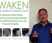 AWAKEN THINNING HAIR HEALTHY SCALPn15 MINUTE VIDEO PRESENTS:n1. A HEALTHY SCALP PRODUCES HEALTHY HAIR.n2. FOUR KEYS TO A HEALTHY SCALP.n3. AWAKEN SCIENCE IS THE SOLUTION:na. Cellular Generationnb. Increase Circulationnc. Cleanse &amp; Conditionnd. Reduce DHTn4. GROW HAIR LONGER STRONGER FASTER.n5. SIX STEPS TO A HEALTHY SCALP PRODUCING HEALTHY HAIR.n6. AWAKEN BOTANICAL STYLING. VISIBLY INCREASE THICKNESS OF HAIR.n7. AWAKEN SCALP FACIAL ‘IN SALON TREATMENT’.n8. AWAKEN DAILY HOME CARE.
