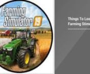 Come on, there is definitely no need to deny that you are dying to get the full version of Farming Simulator 19. The only problem you are facing and with exceptional difficulty is getting access to the full version for free. Think again because it is here at Visit Here https://farmsimulator.eu/farming-simulator-19-download/