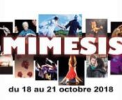 Festival Mimesis # 8 nArts du Mime et du GestenDu 18 au 21 octobre 2018nIVT – International Visual Théâtre – Paris nnLe Festival Mimesis témoigne de la diversité et la dynamique de la création contemporaine basée sur une dramaturgie corporelle : théâtre gestuel, mime, théâtre visuel, mime corporel, projets bilingues (français – LFS), théâtre corporel, physical theatre, danse des signes... nConçu par les compagnies Hippocampe, Les Éléphants Roses, Mangano-Massip e