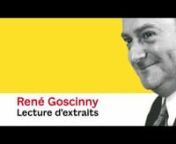 Lecture d&#39;extraits de textes de René Goscinny par :nCatherine Ringer :