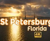 For licensing or Stock Footage of this video of St Petersburg, contact Info@TampaAerialMedia.com.nnWe take a tour of St Petersburg, Florida and show why this is the best city in the state for waterside parks, dining, and water recreational fun.Below are the places of interest we cover in this video.nnBEACHES &amp; PARKSnSt Pete Pier Park (6:29) 600 2nd Ave NE, St Peten4th St N Fishing Pier (1:58) nGandy Bridge Beach (2:29) US 92, St PetersburgnWeedon Island Preserve (3:00) 1800 Weedon Dr NE, S