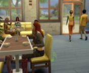 Morgan is farting while eating out at a restaurant. Everyone at the restaurant reacts to gross behavior and can smell her farts from across the room. #girlfart #stinkyfart #TheSims4 #girlfarts #stinky #nasty
