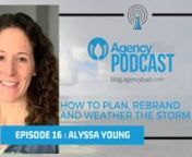 On a day filled with Storms and Basement flooding, Alyssa Young, VP and director of marketing at Kickcharge talks us through the strategies that she and the team put together for clients and how to stand out from the crowd, plan for disasters and come together to stay strong. Enjoy (and don&#39;t forget to hit subscribe at http://podcast.agencybud.com :) )nnKick Charge Creative &#124; https://www.kickcharge.com/nnShow Notes:nn2:37 Since we&#39;re so used to doing everything electronically and virtually alrea