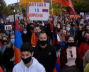 October 11, 2020, Boston, Massachusetts: American-Armenians protest Azerbaijan&#39;s military aggression in Artsakh Nagorno-Karabakh,with Turkey&#39;s support, attacking the Artsakh Republic formerly Mountainous Karabakh and the Republic of #Armenia that started on Sunday, September 27, 2020. Those actions have led to war between the two former Russian Soviet republics.nnVideo Credit © Kenneth Martin/ZUMA WirennWant to License? Stills or Footage: eMail: Licensing@ZUMAPRESS.com