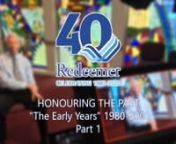 HONOURING THE PAST: “The Early Years” 1980-2001 - A 40th Anniversary documentary of the history of Redeemer Lutheran College - Part 1nnRedeemer Lutheran College celebrates its 40th anniversary in 2020. Join with us as we honour the past and look to the future.In Part 1 of this video series, we look at the early years of Redeemer Lutheran College in an interview with the Founding Headmaster, Mr Robin Kleinschmidt OAM. A number of past students and teachers also share their memories of the e