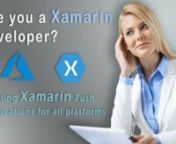 Are you a Xamarin developer?nnHere is how to implement push notification on Xamarin Android, iOS and UWP easily.nnnIt is quite impossible to talk about the development of mobile applications without Xamarin. It is a major platform for android and mobile applications development introduced by Microsoft.nnnnAzure notification hub is usually used to send notifications to a Xamarin application.nnThese notifications are broadcasted over all the android devices using the Firebase Cloud Messaging featu