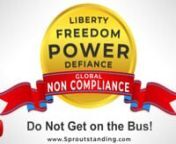 Sproutstanding Films Presents…n‘LIBERTY, FREEDOM, POWER, DEFIANCE… GLOBAL NON COMPLIANCE… Do Not Get on the Bus!’nnThis is the Rabbit Hole You Have Been Looking for… This Film is a Collection of Clips, and When you Watch it You Will be Convinced that it is Talking About 2020. However this Material has all been Created Between 1940 nnBut as For Me,nnGive Me Liberty ornnGive Me Death!”nn“Your Deepest Fear is Not that You arennInadequate.nnYour Deepest Fear is thatnnYou are Powerful