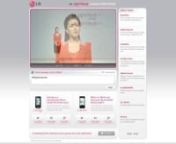 LG Optimus One with Google online launch website.