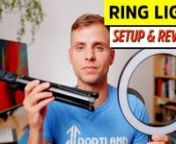 The Emart 10&#39;&#39; Selfie Ring Light is an affordable, easy to use ring light great for anyone looking to add flattering light to their webcam setup. Buy it on Amazon https://geni.us/AmfOUkmnn�Thanks for watching! Please like, comment, &amp; subscribe ��nn===============nTable of Contents:n===============n0:00 - Introductionn0:28 - Connect Ring Light to Light Standn0:58 - Extend Legs on Light Standn1:20 - Adjust Ring Light Heightn2:04 - Position Ring Light Behind Cameran2:30 - Connect Ring Lig