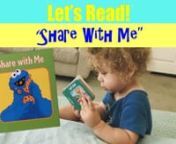 Watch while Cookie Monster learns to share with his friends in this storybook. #vbooksnnSesame Street - My First Library Board Book Block 12-Book Set - PI Kids nCome along with Elmo, Big Bird and their pals to explore concepts including counting, sounds, rhymes, shapes, music, color, and more! nnhttps://www.amazon.com/dp/1412705150/ref=cm_sw_r_wa_api_i_.CiiEbCK1EFGZnnLet&#39;s Read Instagram Page:nhttps://www.instagram.com/letsread415/?hl=ennnLet&#39;s Read Facebook Page:nhttps://www.facebook.com/letsre
