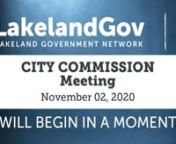 To search for an agenda item use CTRL+F (on PC) or Command+F (on MAC)ntPLAY video and click on the item start time example: ( 00:00:00 )ntntCopy and Paste in browser this Link to related Agenda:nthttp://www.lakelandgov.net/Portals/CityClerk/City%20Commission/Agendas/2020/11-02-20/11-02-20%20Agenda.pdfntntntClick on Read More Now (Below)ntn(00:01:20)tCall to Orderntn(00:02:00)tPRESENTATIONS - What’s Up Downtown (Julie Townsend, Executive Director LDDA)nt n(00:29:20)t- Commemorative Fly Over Pic
