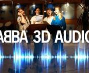 Here’s an ABBA 3D Audio of a ‘fantasy’ mix of how a day at the ABBA studio would sound like. It begins with someone arriving at the music studio and listening to ABBA mixing or recording some songs. Of course, these are from different recording years: in this video, the selected tracks were That’s Me, I Do I Do I Do I Do I Do and Super Trouper. As mentioned in this video, close your eyes, use your headphones, and enjoy the experience!nnEdited by AngeleyesnnBass line solo at Super Troup