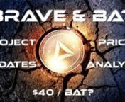 � Time stamps �nn0:00 Intro and price-data review nn1:00 Important disclaimernn1:11 What is Brave, BAT, key features and use cases nn6:01 Partnerships, news and my views on BAT/Brave Browsernn11:31 Ways to purchase and store BAT + staking info nn14:48 Price analyses (two different ones) nn21:56 News article, crypto market update and outro nnWhat are some of the key features of Brave Browser and Basic Attention Token, their use cases, related news, where to purchase and how to store BAT? This