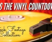 A collection of 4K stock video clips featuring multi color vinyl records playing on a turntable over a velvet background. nnGreat footage of circular 12
