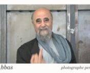Photographe iranien exilé à Paris. Membre de l&#39;aristocratie