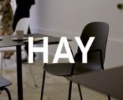 HAY&#39;s 13Eighty chair designed by Dutch designers Scholten &amp; Baijings is aptly named after the number of tiny holes in the moulded polypropylene shell. These perforations create a characteristic aesthetic, where transparency and a play of light and shadows add to the chair&#39;s expression, while the variations in the sizes of the holes bring a sense of movement to the visual appearance. They also have a functional use in draining rainwater off when the chairs are used outdoors. Available with or