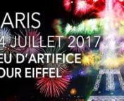 Voir la VIDEO INTEGRALE : https://www.facebook.com/eclairagepublic.eu/videos/vb.159667210749129/1368232026559302/?type=2&amp;theaternnFeu d&#39;artifice du 14 juillet 2017 à Paris.nTour Eiffel vue depuis le Champ-de-Mars.nnThème 2017 :