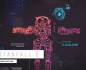 This was a self initiated project focused on game UI and motion graphics.nnThe game has an amazing fictional world that comes to live in the gameplay, but I never felt that the UI fit or enhanced those themes. My goal was to create something more immersive and consistent. Titanall’s world is utilitarian and a little dirty. It’s futurism is grounded in today’s reality with heavy machinery. To help depict that in the UI, I structured the aesthetic around diagrams and blueprints.nnThe main mu