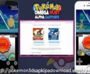 Here is a full guide on how to emulate and play pokemon oras version into your mobile phone. Follow the steps and download these game files http://bit.ly/2Gmffkq