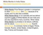 White Marble in India RatesnWhite Marble in India Ratesnhttp://www.tripurastones.in/query.phpnBanswara White Marble Mines is our Specialty. List of White Marble continues with Banswara White Marble, Ambaji White Marble, Abu White Marble, Morwad White Marble, Dharmeta White Marble, Onyx White Marble and many more. As a building material, white marble is widely used for flooring, kitchen countertops, table tops, work tops, bathroom counters, wall cladding, roofing, flooring and a variety of other