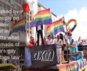 1What do people in Malta think about the legalisation of gay marriage?.mp4 from malta