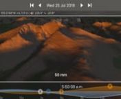 A preview of The Photographer&#39;s Ephemeris 3D, a new iOS app for landscape photographers.nnhttp://apple.co/2tmOfHGnn3D Sun, Moon and Night Photography Planning For Outdoor Photographers.nnThe Photographer&#39;s Ephemeris 3D (TPE 3D) is a unique natural light visualization tool for outdoor and landscape photographers shooting in varied terrain. It&#39;s a 3D map-centric Sun, Moon and Milky Way calculator: see how the light will fall on the land, day or night, for any location on earth.nnWatch a sunrise fr