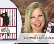 Free PDF and Card supplies: http://stampwithtami.com/blog/2017/06/read-white-and-blue-thank-you/ In today’s online card class we’ll be creating this patriotic, thank you for your service card. From the Stampin Up Loyal &amp; True military stamp set &amp; the Brushstrokes background stamp. The background is a neat trick created with the Real Red and Night of Navy Stampin Write markers. Perfect for the upcoming 4th of July, and perfect thank you card for veterans, and our men and women on acti