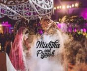 Old world charm along with tapping your feet to the drop of the beat, watch Mishika and Piyush pull off the old big, fat Indian wedding with grace and pizazz. A little of the, a little of now and a lot of love, what could go wrong with this combination?
