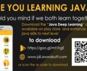 Nowadays every programming language is important and having knowledge about it will be helpful at any moment and i am sure you know most of the world runs on java, Even your phone too. nnBefore we go deep dive into java deep learning, i surely have to share you this. you can learn a lot through internet but if the content does not reach your expectations you feel disappointed and we are here to give you the best course materials. you have ever come across a hard work of many days weeks months to