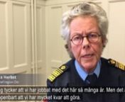 Svenska polischefer ljuger om att dem utreder sexuella trakasserier och pedofiler inom polisennDan EliassonnRikspolischef