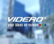 Videro - Video-Wall - Testimonial CI from videro