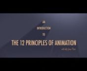 This animation was created as an homage to the 12 Principles of Animation, and to the excellent work of Pixar Animation Studios. Each one of the