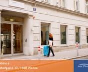 A vidcast describing all the facilities at the JVI Residence (Schmalzhofgasse 12, 1060 Vienna).