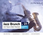 Sonntags: Jazz Brunch mit Hans-Olaf HenkelnEine der großen Leidenschaften von mir ist der Jazz.nHeute habe ich Ihnen eine weitere Folge meines Jazz Brunch als Videostream bereit gestellt:nn21.1 Body &amp; Soul &#124; The Paris Festival Group &#124; 0:02:09n21.2 The Birth of the Cool &#124; Miles Davis &#124; 0:06:55n21.3 Kemo Kimo (The Magic Song) &#124; Nat King Cole Trio &#124; 0:09:25n21.4 Snibor &#124; Duke Ellington &#124; 0:12:08n21.5 Black Coffee &#124; Sarah Vaughan &#124; 0:14:53n21.6 Blue Lue &#124; Benny Goodman And His Sextet &#124; 0:1