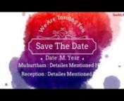 Customize this video at https://seemymarriage.com/product/blue-and-red-combination-of-love-heart-animation-wedding-invitation-video/nCreate more Wedding invitations @ https://seemymarriage.com/create-wedding-invitation-video-card/nCreate Wedding videos @ https://seemymarriage.com/video-invitations/?pa_events=WeddingnAbout the Video nCustomize your video.nTags / Styles nInk Reveal,Interfaith,Watercolour,Western