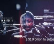 This docuseries takes a look at stories of scandal and corruption in business, exposing acts of corporate greed and corruption.nnCreated with the very capable team at Elastic.tvnnSee the alternate sequence here - https://vimeo.com/264171029nnNetflix / “Dirty Money” Season 1 Main TitlenNetflix / Jigsaw ProductionsnnPost ProductionnDesign: ElasticnCreative Director: Duncan ElmsnDesigners: Nadia Tzuo, Felix Soletic, Erika Bird, Luca Ionescu, Henry DeLeonnAnimators: Jeffrey Jeong, Yongsub Song,