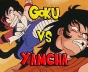 Yamcha, el Lobo del Desierto, el primero de los Guerreros Z en aparecer en Dragon Ball frente a Goku