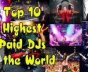 Number 10. Afrojack – &#36;16 Million.nDutch DJ, Afrojack, who probably could have done better on this list, earned &#36;16 million; taking the 10th place. He has work as DJ in various countries including Netherlands and Greece, and took on his current name in 2007, when he also established his own studio, Wall Recordings. Nowadays, he constantly comes up with a new addictive hits, that quickly makes its way to popular radio stations.nnNumber 9. Zedd – &#36;17 Million.nZedd is also a very talented DJ, e