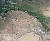 International Space Station Fly Over of India, Nepal and the Gobi Desert