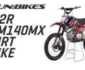 The KM140MX Pit BikennThe KM140 MX pit bike is the ideal bike for riders taking the next step up from a mini dirt bike or riders aged 14 and up.nnThe CRF70 range of bikes are bigger than the equivalent CRF50 range by around 10cm, making them much more comfortable for adults and teens when riding “in the seat”.nnEquipped with a 140cc engine that inspires confidence due to its lovely power delivery, this little beauty can take anything in its stride!nnThe KM140 MX is equipped with the latest C