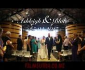 I had the pleasure to film the wedding of Ashleigh &amp; Blake at the Church Road Vinery, Napier, New Zealand on 25th Feb 2017.nCongratulations Mr &amp; Mrs Chote !nFor Booking : http://www.filmsutra.co.nznFor BTS: https://www.facebook.com/filmsutra