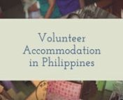 In order to provide an authentic Filipino experience, volunteers are accommodated with trusted host families in Tacloban city. The houses are comfortable, and you might just get a little puppy licking you feet! Know their lifestyle and experience the charm of living in the Philippines.