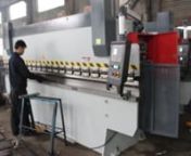 30T/4300mm hydraulic press brake with E21 system export to U.S.A,any questions,pls contact Monica email is info@damamt.com