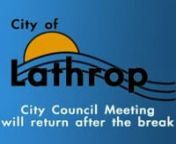 CITY OF LATHROPnCITY COUNCIL REGULAR MEETINGnMONDAY, NOVEMBER 14, 2022n7:00 P.M.nCOUNCIL CHAMBER, CITY HALLn390 Towne Centre DrivenLathrop, CA 95330nAGENDAn1. PRELIMINARYn1.1 CALL TO ORDERn1.2 CLOSED SESSIONn1.2.1 CONFERENCE WITH LABOR NEGOTIATOR Pursuant tonGovernment Code Section 54957.6nAgency Negotiator: Stephen J. Salvatore, City ManagernEmployee Organization: Lathrop Police Officer’s AssociationnRECONVENEn1.2.2 REPORT FR0M CLOSED SESSIONn1.3 ROLL CALLn1.4 INVOCATIONn1.5 PLEDGE OF ALLEGIA