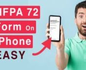 In this video you will learn an easy way to store, manage, and fill out your NFPA 72 form on your iPhone in three steps all for free using Joyfill. nnThis video will help you with: n- How to access and find the NFPA 72 online.n- How to convert a paper NFPA 72 to a digital mobile fillable form.n- How to fill out the NFPA 72 on your mobile or tablet device. n- How to download the digital NFPA 72 PDF online. n- How to get the NFPA 72 on iPhone.n- Why digital forms are better than paper, PDF, excel